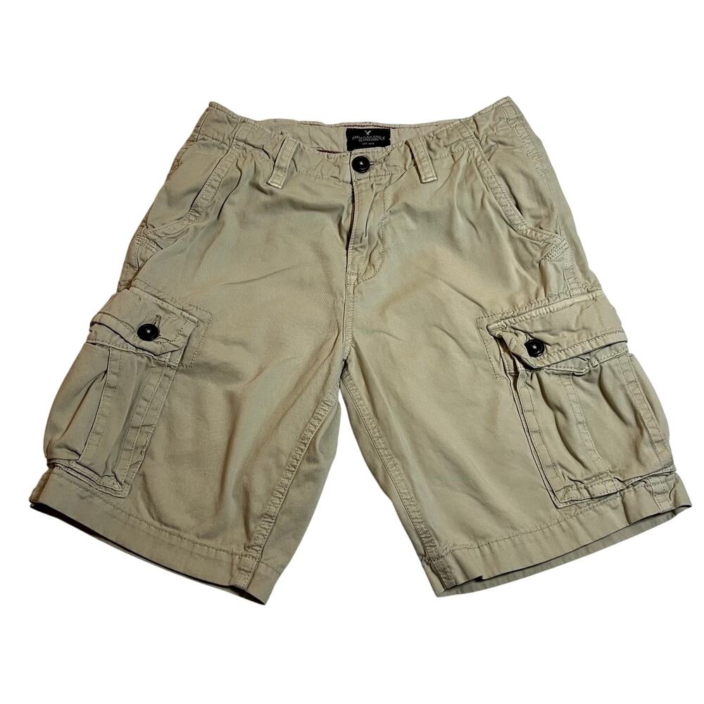 Vintage American Eagle Outfitters Men's Classic Cargo Shorts Size 30 Y2K Casual